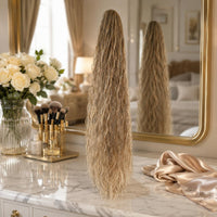 Drawstring Attachment Wavy Ponytail Adjustable Straps Heat Resistant Ponytail Extension Inner Net Wavy Hairpiece Long