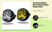 Waterproof motorcycle LED spotlight
