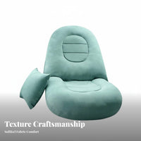 Adjustable Backrest Lounger Foldable Design Floor Chair Multi-Functional Comfortable Feel for Young Adults, Console Users