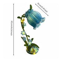 DIY Lily of the Valley Lamp Kit tube Cleaner Floral Luminaire Light House Decoration for Crafters, Girls, Bedroom