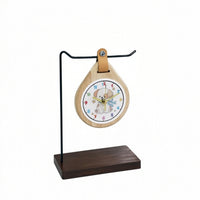 Desk Clock with Stand Decorative Tabletop Clock with Stand Rustic for Shelf