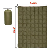 Portable Down Blanket for Outdoor Camping and Travel