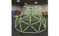 Geodesic Climbing Dome Multi-Sided Base Indoor Climbing Dome Light-Colored for Children