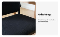 Woven Rear Armchair Sturdy Wood Frame Indoor Furniture Mid-CenturyMid-Century-Era Modern Modern Design Boho Aesthetic