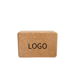 Natural Cork Yoga Block with Hard Wood, Odorless, Thickened and Weighted