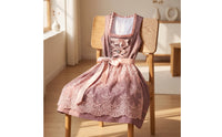 Dirndl Dress with Apron Floral Dirndl with Apron Traditional Bavarian Costume for Beer Festival