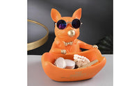 French Bulldog Key Holder Handmade Dog Key Holder Mess Organizer for Desk