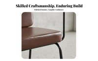 Upholstered Industrial Armchair Skin-Friendly Textile for Office, Bedroom