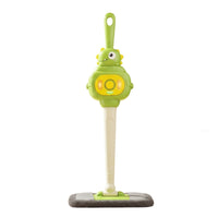 Light-up Toy Mop with Lights and Sounds Realistic Pretend Play Floor Mop Easy-to-Hold Toy Sweeper Singing for Children