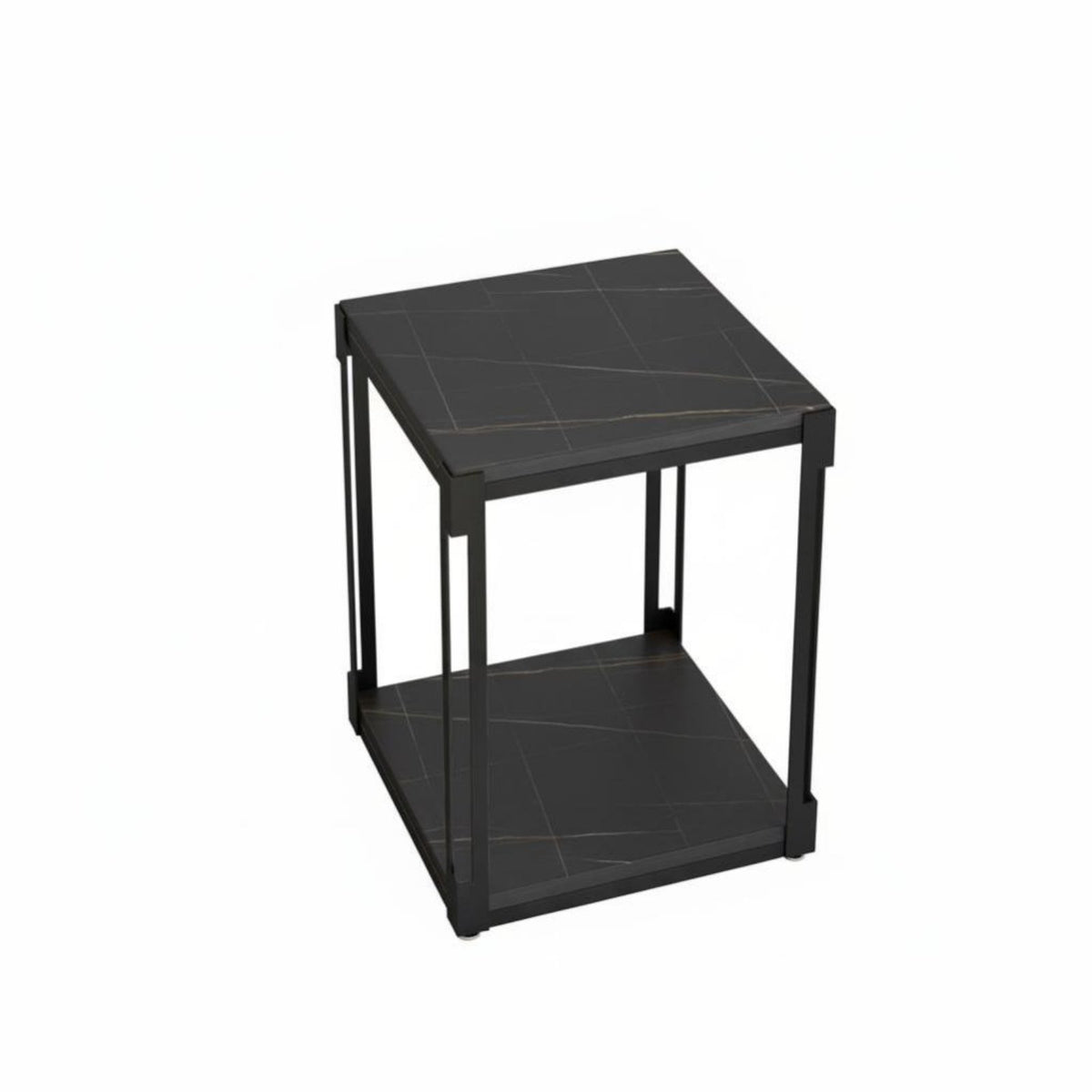 Square Accent Table Nordic design Nightstand Space-Saving for Bedroom, Homeowners