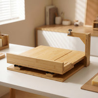 Soap Cutting Tool with Wire Bamboo Wire Soap Cutter Wooden for Crafters, Craft Studios