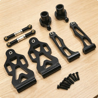 Aluminum Front Arm Set RC Car Front Upgrade Outfit Wear Resistant Aluminum Arm Set for 1/16 16101 16102 16103 16104 16106 16201