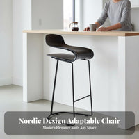 Suspended Seat Stool Modern Modern Bar Chair Minimalist Look Long-Lasting Frame for Home Users, Adults, Kitchen Island