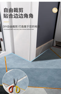 入户门地垫pvc可擦洗厨房门垫进门门口脚垫家用进户门地毯可裁剪 卡通猫【一擦净】 60*90CM【优惠冲量】