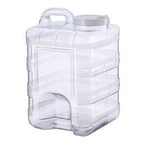 15L PC Transparent Square Water Bucket for Tea and Home Use