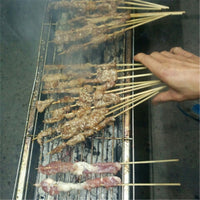 Commercial 1.5m Charcoal BBQ Grill with 18cm Inner Width, Thickened Outdoor Barbecue Equipment