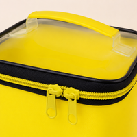 Waterproof EVA fishing bag, 19x19x21cm fishing case with shoulder strap, robust fishing box for carp anglers and predatory fish anglers