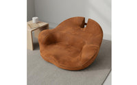 Contoured Meditation Seat Stitched Seams Home Seating Tailbone Support