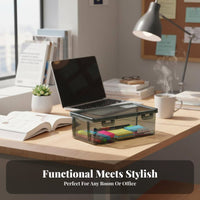 Rectangular transparent container transparent small container versatile for Workshop, Crafters