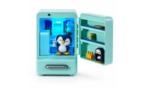 Realistic Mini Refrigerator Toy Imaginative Toy Fridge with Shelves Compact Play Kitchen Appliance Interactive for Children