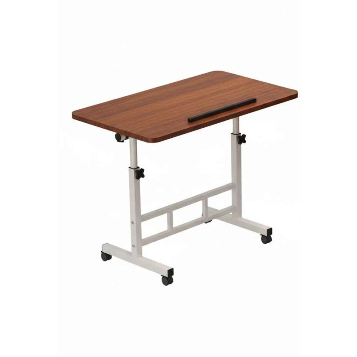 Multifunctional Adjustable Bedside Table Multi-Functional Mobile Laptop Stand Space-Saving for Seniors, Dorm Room, Home Away Ice