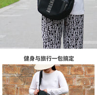 多功能便携式足球网布球包户外篮球训练装备轻便斜跨学生单肩球包