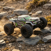 4WD Rough-Terrain RC Car Body Shell 1:16 Scale RC Crawler Knobby Tires Remoteoperated Rough Terrain Vehicle