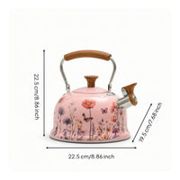 Stovetop Whistling Kettle Stainless Steel Stovetop Whistling Kettle Vintage Vintage Look for Kitchen
