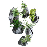 Floating Faux Stone Decorative Hanging PU Prop for Office Greenery