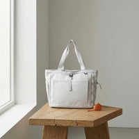 Tote Bag with Outside Pockets Reinforced Shoulder Tote Spacious for Commuters, Travel, Gym