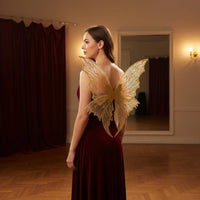 Angel Wings Colorful Glittering Butterfly Wings Appendage Accessory Party Dressoutshine Performance for Festival, Dance