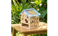 Wooden Busy House Colorful Activity House Fine Motor Sensory Game Toy Developmental for Toddlers