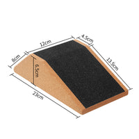 Squat Wedge Block Cork Lifting Yoga Fitness Pad Anti-Slip Training Heel Knee Incline Board Pedal