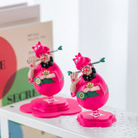 Four Happiness Car Figurine Decoration for Living Room, Office Desk, Housewarming, Birthday Gift
