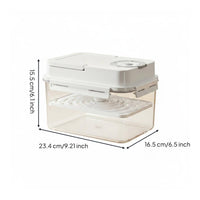 Airtight Food Container Large Capacity Vacuum Food Box Crisp Keeping for Pantry