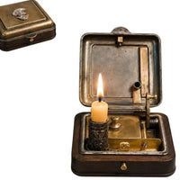 Portable Metal Candle Box with Innovative Design