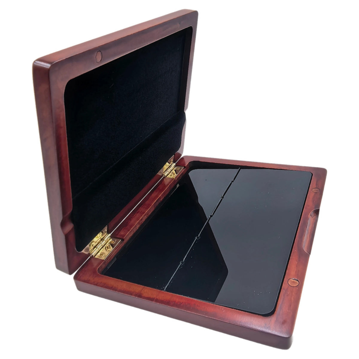 Wooden Wind Plate Case 6 Wind Plate Storage Box Holder for Instrumentalists