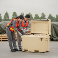 Seafood Storage Box Large-Capacity Insulated Transport Box Molded for Commercial Fishers, Fish Markets