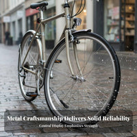 Stainless Steel Bike Fenders Rustproof Full Coverage Cycle Mudguards Full Coverage Bike Fenders for Kids, Rainy Days, Wet Roads