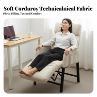 Adjustable resting Chair Foldable Design Folding Recliner Space-Saving Lockable Position for Adults, Nap Time, Home, Living Room