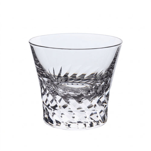 Kiriko-style Whiskey Glass, Japanese Style Cut Glass