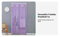 attractive automaticClosing Screen Decorative Lace three-sided Barrier Keeps Bugs excludeside