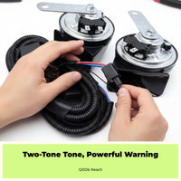 12V Waterproof Car Horn, Double Tone