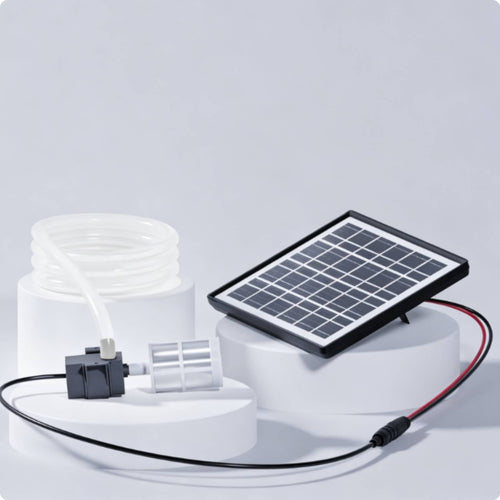 Solar Fountain Pump High Lift Mini Submersible Fountain Pump 12V DC for Rockery