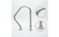 Floor-Mounted Pool Ladder Handrail Heavy Duty Pool Handrail Long-Lasting Safety Grab Bar Stable for Backyard Pools