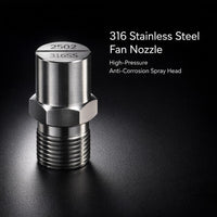 316 Stainless Steel Flat Tip, 1/4" Internal Thread, Pressure Washer Nozzle Replacement for Tough Cle - Image 9