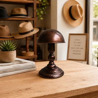 Hat Display Stand White Finish Hat Display Rack Spacecompact Home Storage for Retail Counter