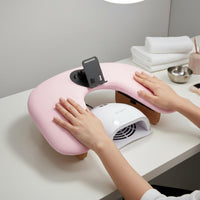 Foldable Nail Tech Armrest Phone Holder U-Shaped Nail Arm Rest Stable