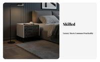 Nightstand with Drawers Light Luxury artistic design Single-Drawer Nightstand