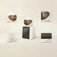 Full-Color Smart Camera with Display Motion Detection Indoor Camera with Screen Humanoid Tracking for Parents
